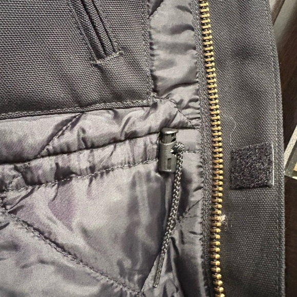 Men’s Black C03 Arctic Quilt Lined Traditional Duck Coat  Sz L - Picture 14 of 16